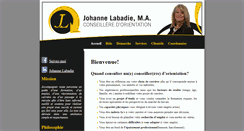 Desktop Screenshot of johannelabadie.com