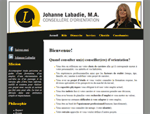 Tablet Screenshot of johannelabadie.com